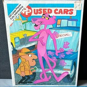 Vintage 1978 Pink Panther TV Cartoon Kids Puzzle 100 Pieces Whitman - Complete